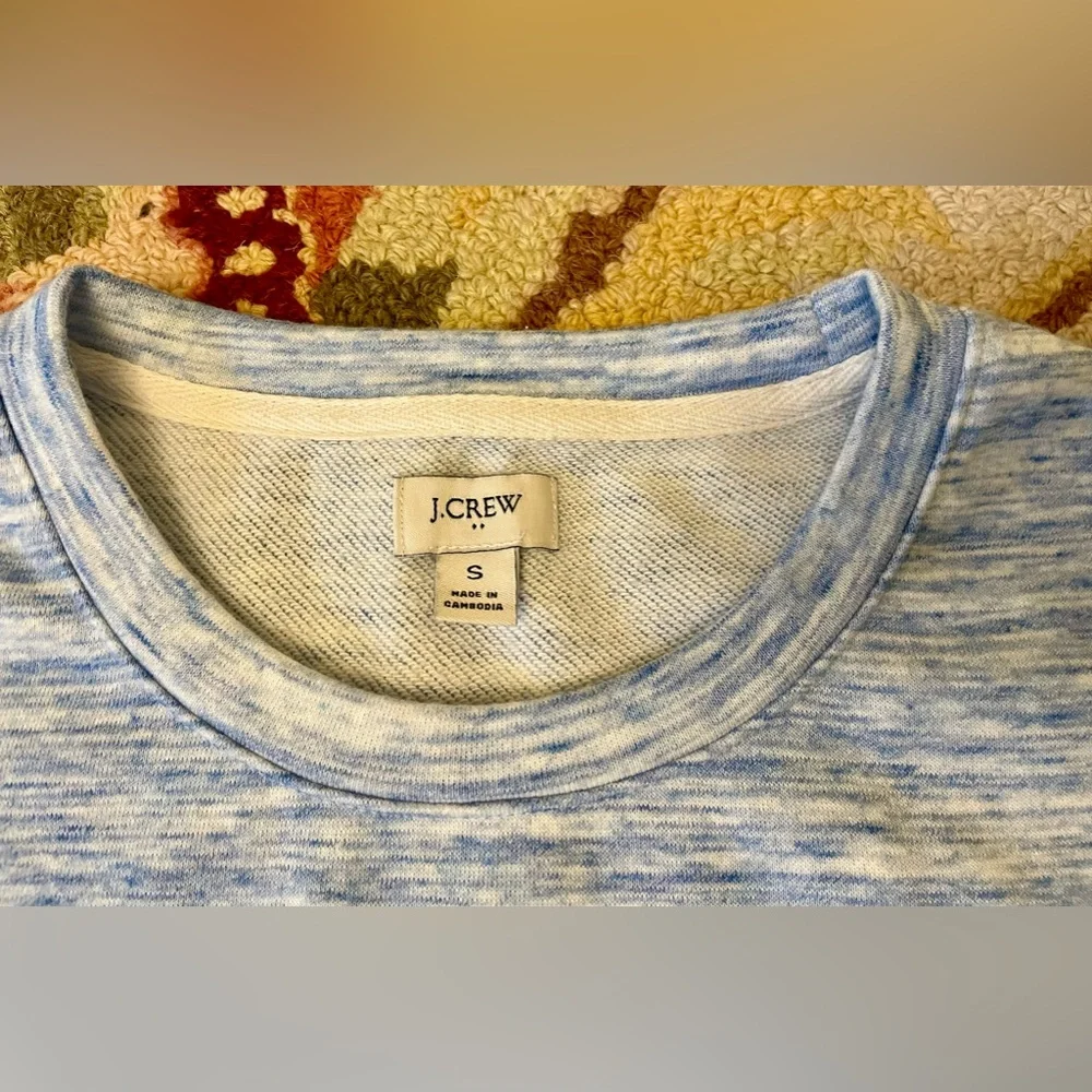 J.Crew women’s size small heather blue sweatshirt